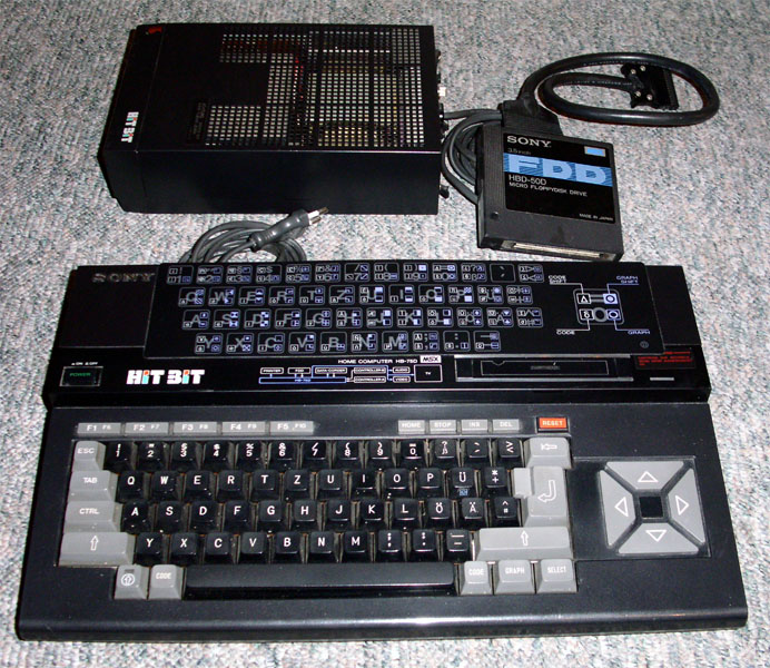 ソニー HITBIT MSX HB-75 SONY - 【中古】 SONY ソニー MSX HIT BIT HB-75 ノート機能