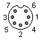 7 PIN DIN FEMALE
