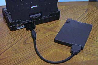 Olivetti Quaderno 33: unidad externa de floppy